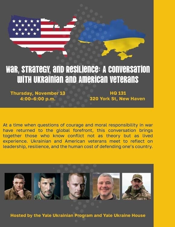 War, Strategy, and Resilience: A Conversation with Ukrainian and American Veterans