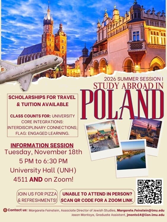 2026 Summer Session I Poland Trip Information Session