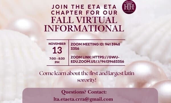 Fall Virtual Informational  (Cancelled)