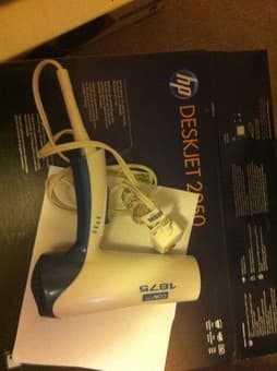 heater, floowr lamp, hair dryer and plates 3