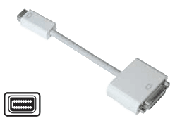 Apple Mini-DVI to DVI adapter! 1