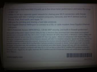 Unopened Airport Extreme 802.11n Wi-Fi. $120 2