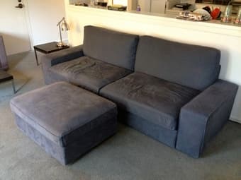 for sale-IKEA SOFA BED (KIVIK-includes foot rest) $400 1