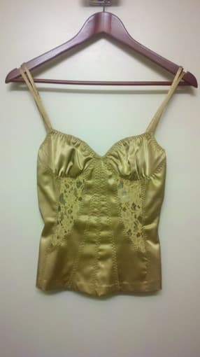 :::::D&G Stretch Satin & Lace Bustier ($75)::::: 3