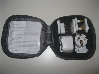Travel Outlet Adapter Kit - Brookstone 6-Piece - $20 1