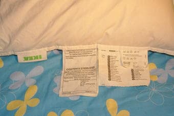 never used ikea down pillow $5 1