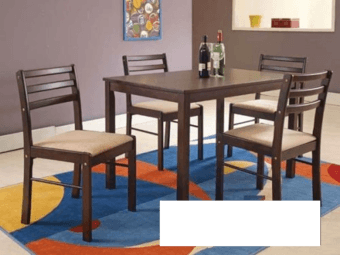 4-person dining set-- perfect for small spaces! $100 1