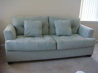 Moving sale - microfiber sofa - $300 1