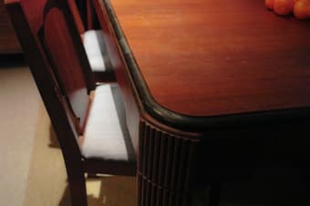 Beautiful antique (deco?) dining room set - needs minor repair $100 2
