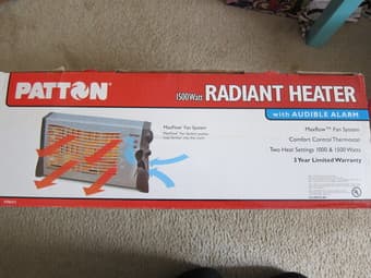 1500 Watt RADIANT HEATER 2