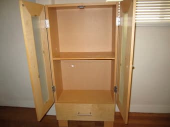 Cabinet-- perfect for the bathroom! $10 2