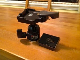 Canon Cameras and Manfrotto Mini Ball Head for Tripod 1