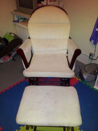Glider Chair w/ Ottoman - $90 (palo alto) 1
