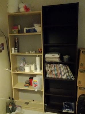 Moving Sale, $50 for all : Dinner table, Dresser, Mattress, Bookshelv 1