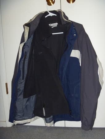 Waterproof Columbia jacket men's medium - $10 2