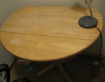 Great dining table, can be turned into a desk $30 OBO 1