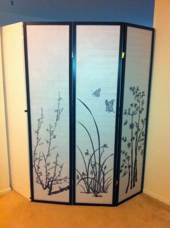 bed matress and room divider 1