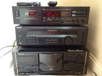 Nakamichi DR-1, Sony STR DE-135, & Pioneer ELITE DV-F07 for sale 1