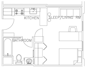 Furnished Studio Sublet for Summer 2012 - June 15 to September 15 1