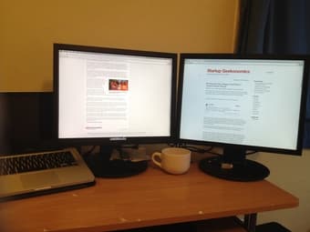 Pair of 1600:1200 monitors 1