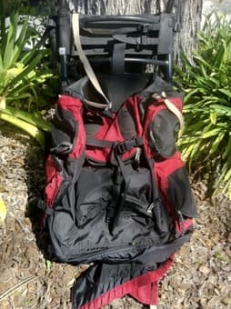 External Frame Backpack.  Good for someone about 5' 10". 1