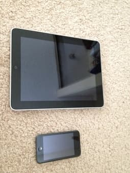 $220 for 16G wifi iPad 1,  +  $100 for 8G wifi itouch 1