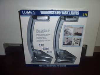 ALTEC Speakers, Wireless task lights, Heat therapy massager Like New! 1
