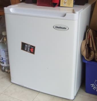 Microwave + Mini-Fridge - $30 OBO 2
