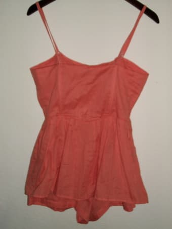 URBAN OUTFITTERS Light Pink/Coral Romper (Small) $30 2