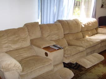 Reclining Sectional with Full Pull out Bed - $250 OBO 2