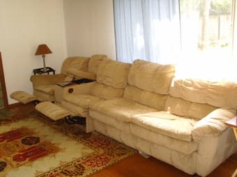 Reclining Sectional with Full Pull out Bed - $250 OBO 3