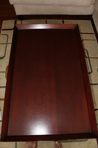 Cherry Wood Coffee Table $95 3