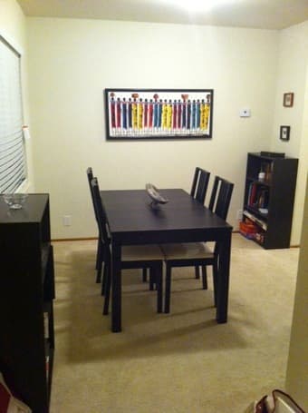 Dining Room Table and 4 chairs - $100 OBO 2
