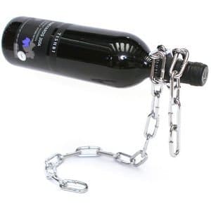Magic chain wine bottle holder 1