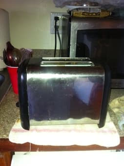 Vaccum cleaner, Microwave, Toaster and cushion 2