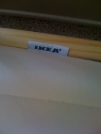 Ikea twin ben with mattress. $120 2
