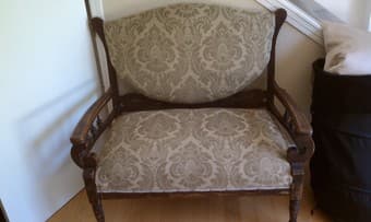 Antique Couch - $150 1