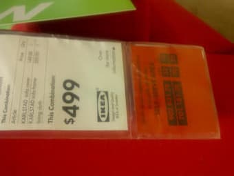 Brand New KARLSTAD red Sofa 495$ instead of IKEA's 544$! 2