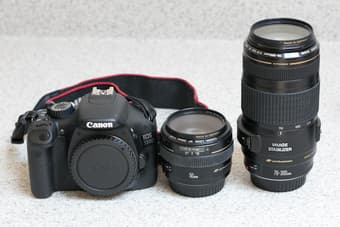 Canon 550D/Rebel T2i [$490] + 50mm 1.4 + 70-300mm f/4-5.6 Lenses 2