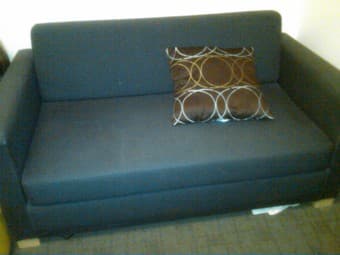 Ikea Small Sofa (converts to full bed) - $100 1