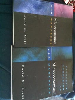 Microeconomics for Managers by David Creps With Student Companion,$40 1