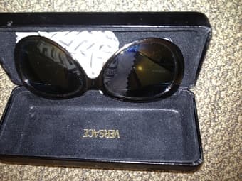 Versace sunglasses w. leather case- only $25 1