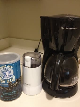 Coffee pot, grinder, espresso pot- $10 1