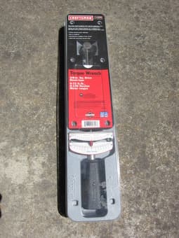 Craftsman 75ft-lb beam torque wrench - $20 1
