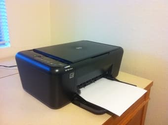 HP F4580 Wireless Printer & Scanner + FREE Color Cartridge: $40 1
