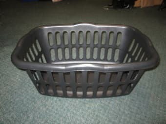 Plastic laundry basket $3 1