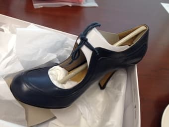 ***NEW Nine West Sierra tie MARY JANE sz5.5 $60 3