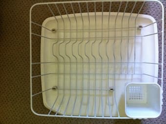 whiteboard and dish rack ($5 for each and $8 for both) 3
