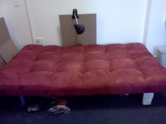 Red Futon for Sale - $180 OBO 2