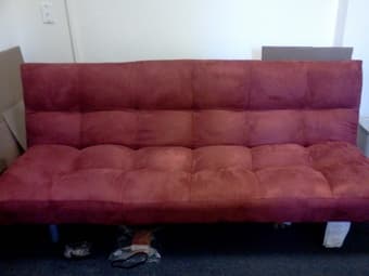 Red Futon for Sale - $180 OBO 3